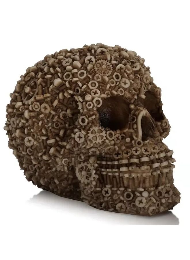 Vintage Resin Mechanical Skull Decorative Craft Ornament Color 9146 - Image 2